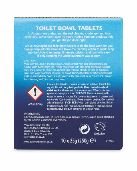 Astonish Toilet Bowl Tablets 10 Pack