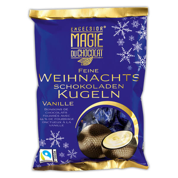 Feine Weihnachts Schokoladen Kugeln