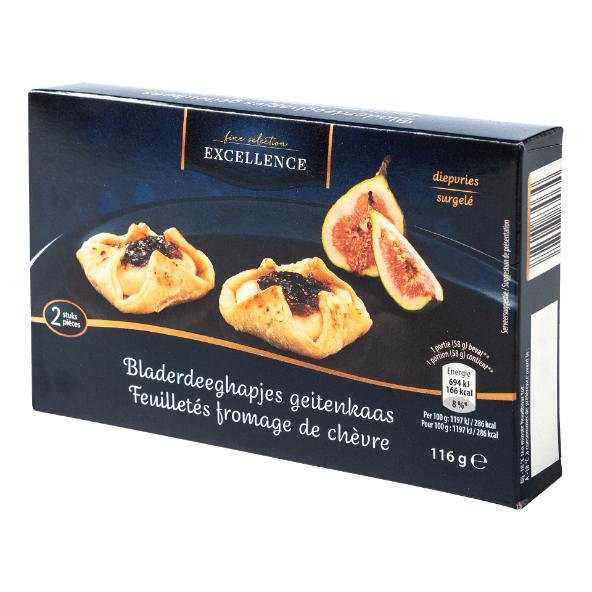 Gevulde bladerdeeghapjes