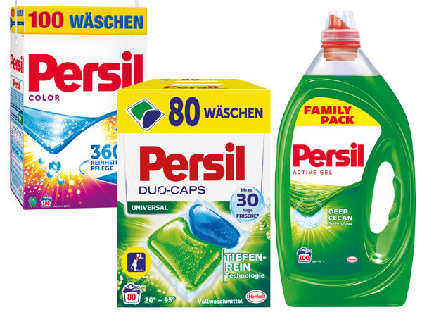 Persil Waschmittelpulver, Flüssigwaschmittel oder Duo Caps