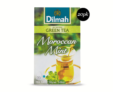DILMAH MOROCCAN MINT TEA BAGS 20PK 30G