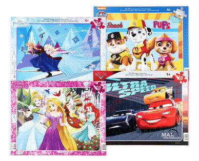 DISNEY Kinder-Rahmen-Puzzle, Doppelpkg.