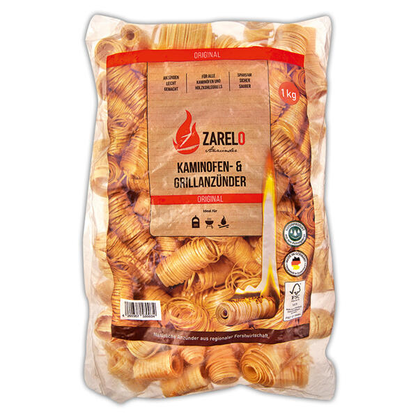 Holzwolle Anzünder