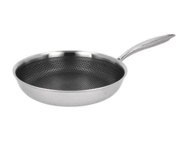 Poêle en inox premium