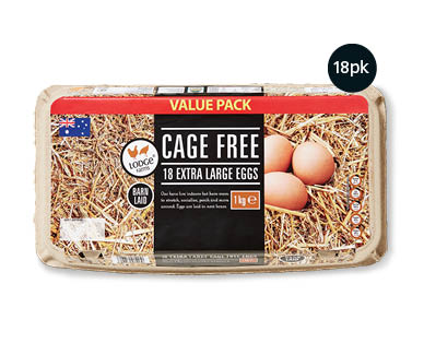Cage Free Barn Laid Eggs Value Pack 18pk/1kg