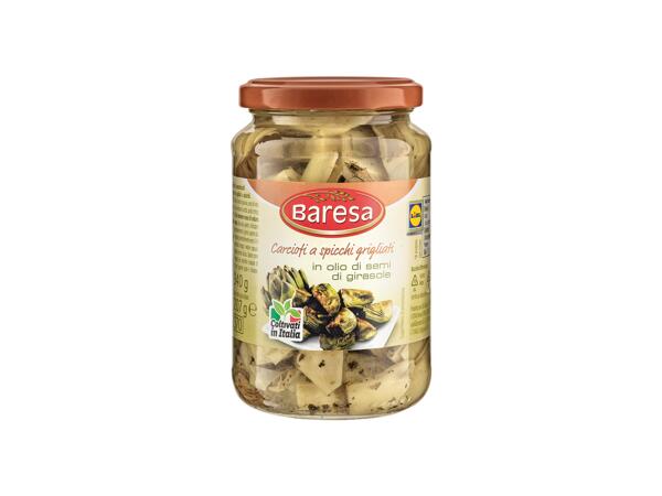 Grilled artichokes