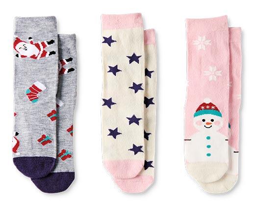 Merry Moments 
 Children's 3 Pack Holiday Socks