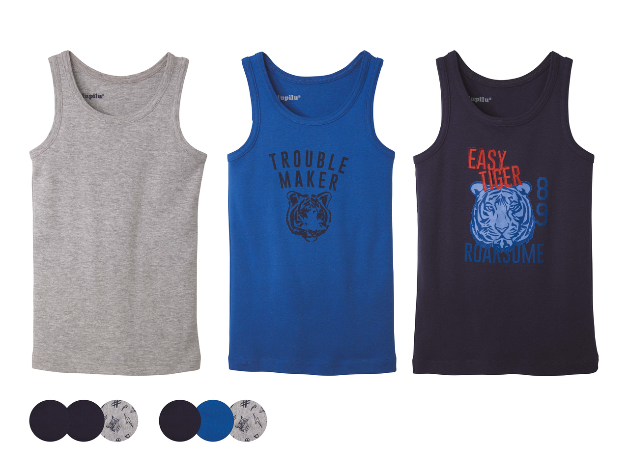 Maillots de corps pour enfant, lot de 31