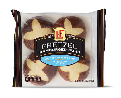 L'oven Fresh Pretzel Hamburger Buns