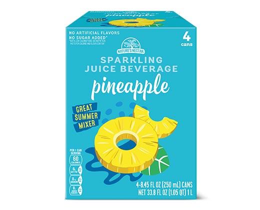 Nature's Nectar Sparkling Drink Mixers Assorted Varieties - Aldi - US ...