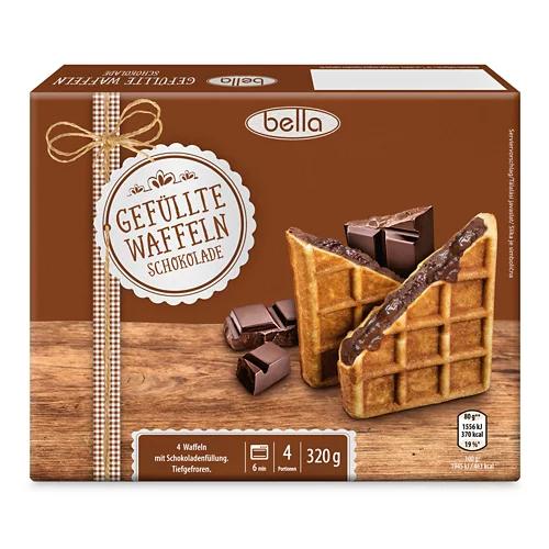 FINEST BAKERY Gefüllte Waffeln, Schokolade