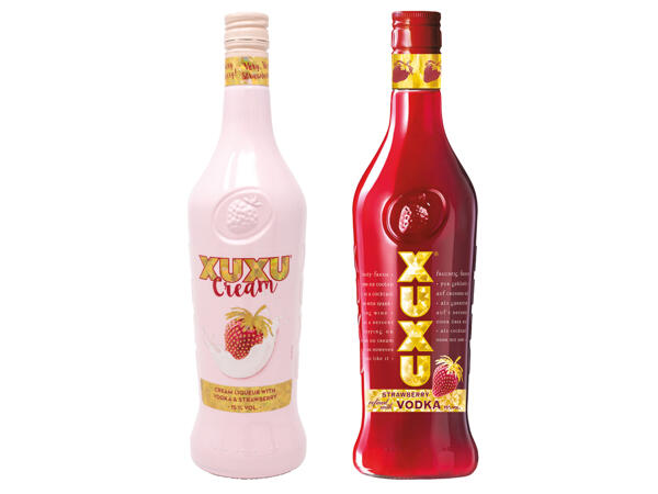 Creme oder Erdbeer­drink mit Vodka