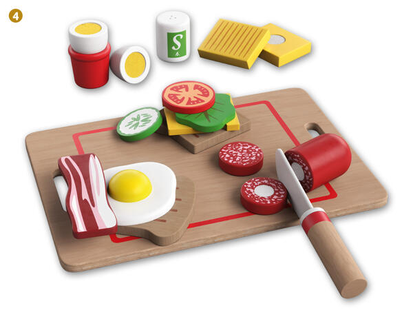Holz-Lebensmittel-Sets