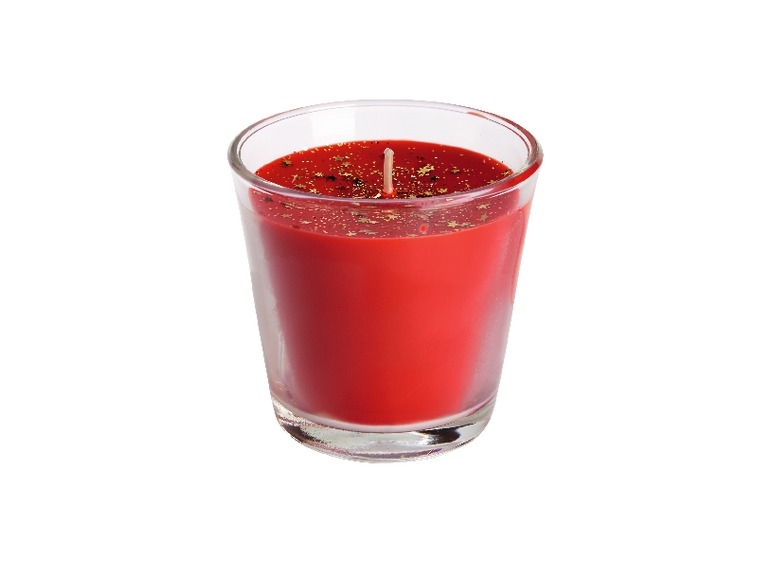 Bougie parfumée dans un verre