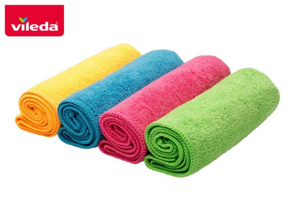 Vileda Extra Large Cleaning Cloths - 4 Pack