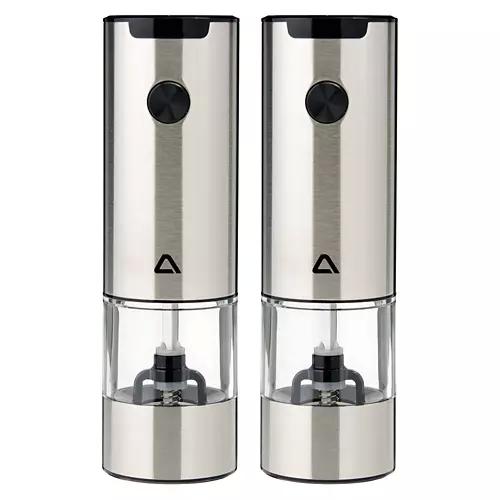 Electric Salt & Pepper Mills, Silver