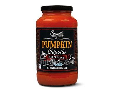Specially Selected 
 Pumpkin & Butternut Squash or Pumpkin Chipotle Pasta Sauce