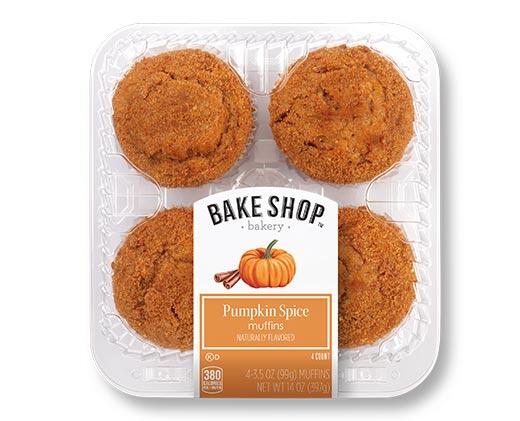 Bake Shop 
 Apple Cinnamon or Pumpkin Muffins