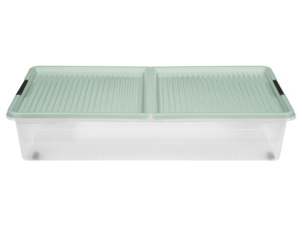 Underbed storage box with wheels, 32l
