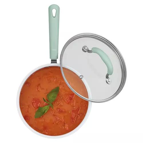 Ceramic Nonstick Sauce Pan, Green