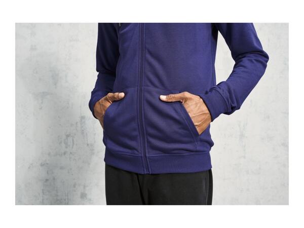 Crivit Men's Zip-Up Hoodie - Purple