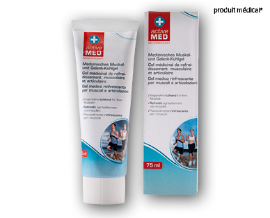Gel médical rafraîchissant pour les muscles/articulations ACTIVE MED