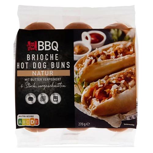 BBQ Brioche Hot Dog Roll