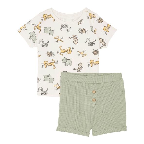 L&D(R) 				Babyset mit Waffelstruktur