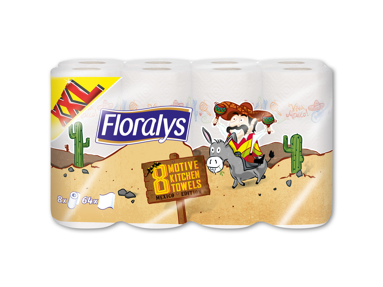 FLORALYS Køkkenrulle 2-lags