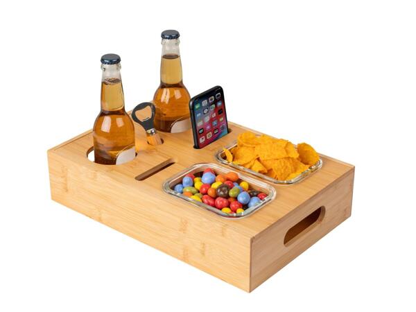 Snack Bar with Glass Bowls
