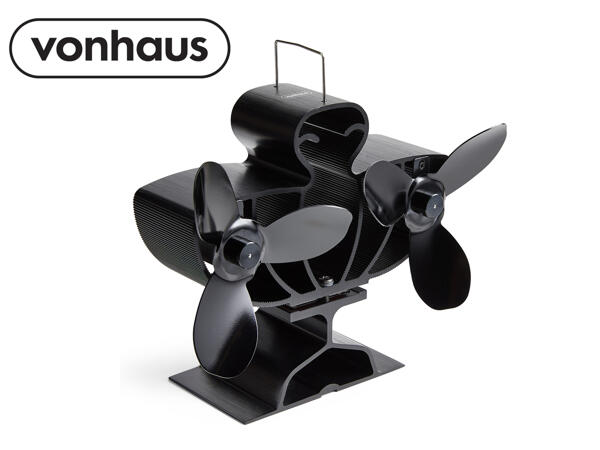 VonHaus 6 Blade Double Stove Fan