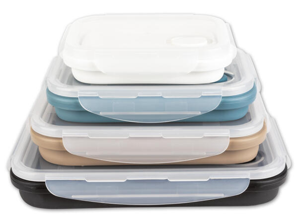 Faltbares Frischhaltedosen-Set, 4-teilig