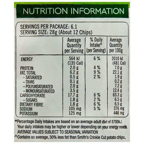 Sour Cream & Chives 170g
