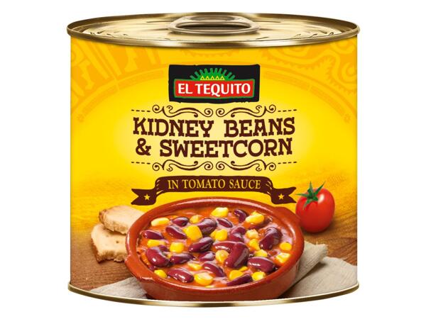 Red Kidney Beans and Corn
