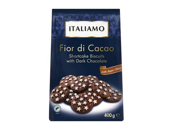 Italiamo Shortcake Biscuits with Dark Chocolate