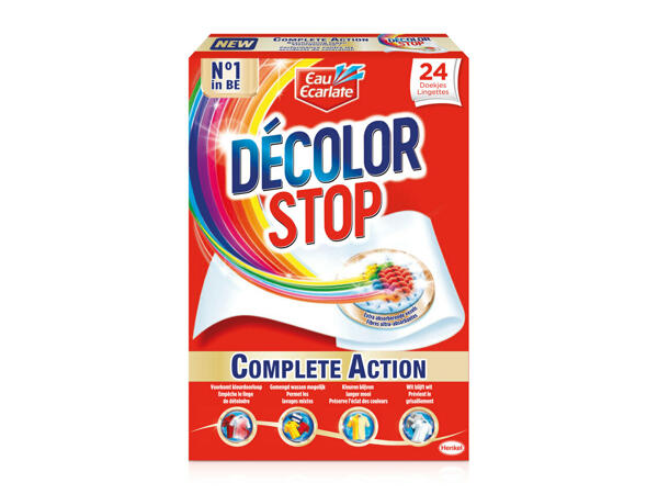 Lingettes anti-décoloration