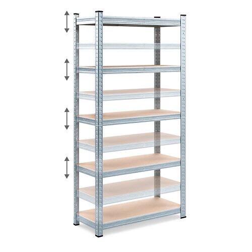 Schwerlastregal 350kg 170x75x30cm, 2x