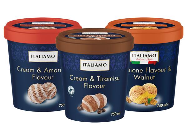 Gräddglass i italiensk stil