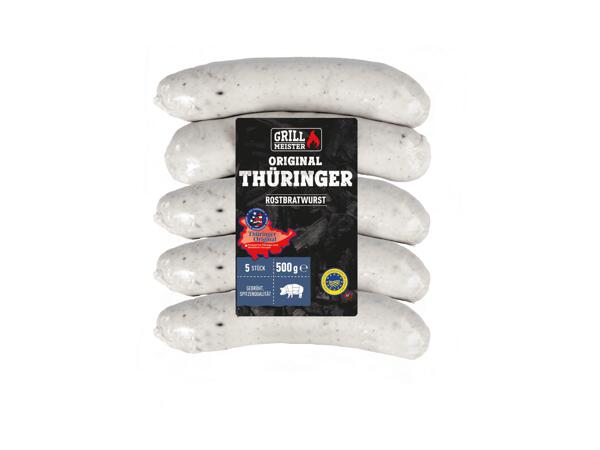 Original Thüringer Rostbratwürstl