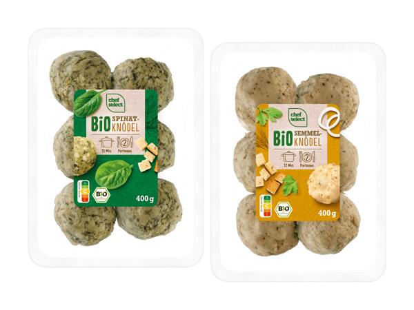 Bio Spinat- oder Semmelknödel