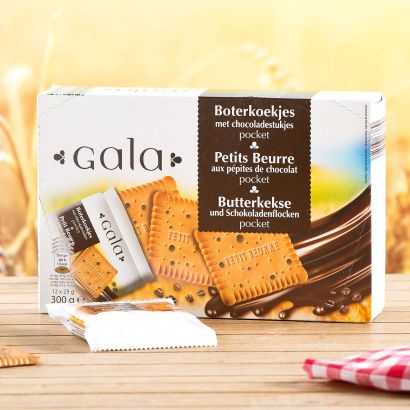 Petit beurre aux pépites de chocolat