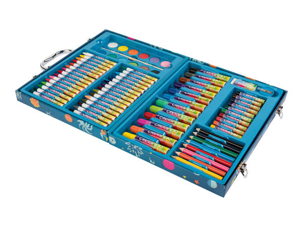 Crelando Kids' Art Case - 76 piece set
