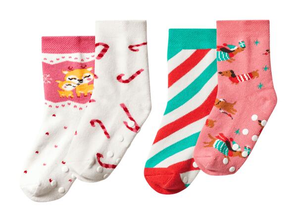 Chaussettes thermorégulatrices, set de 2 paires