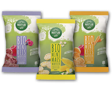 NATUR AKTIV Bio-Mini-Reis-/Maiswaffeln