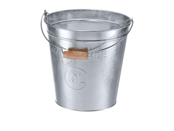 Parkside 10L Garden Bucket - Silver