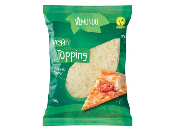Vegansk topping riven