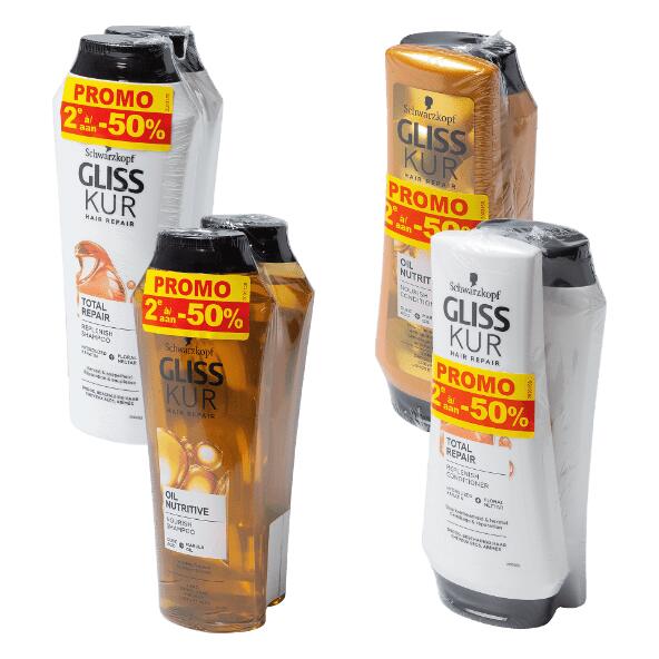 GLISS KUR(R) 				Shampoo of conditioner, 2 st.