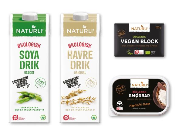 NATURLI' Økologisk drik, vegan block eller smørbar