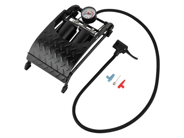 Double Barrel Foot Pump