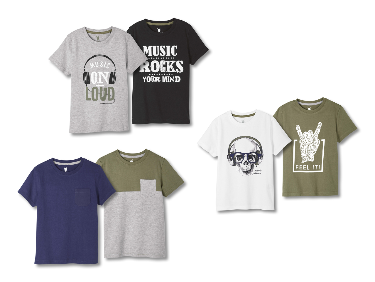 Tee-shirts, lot de 21